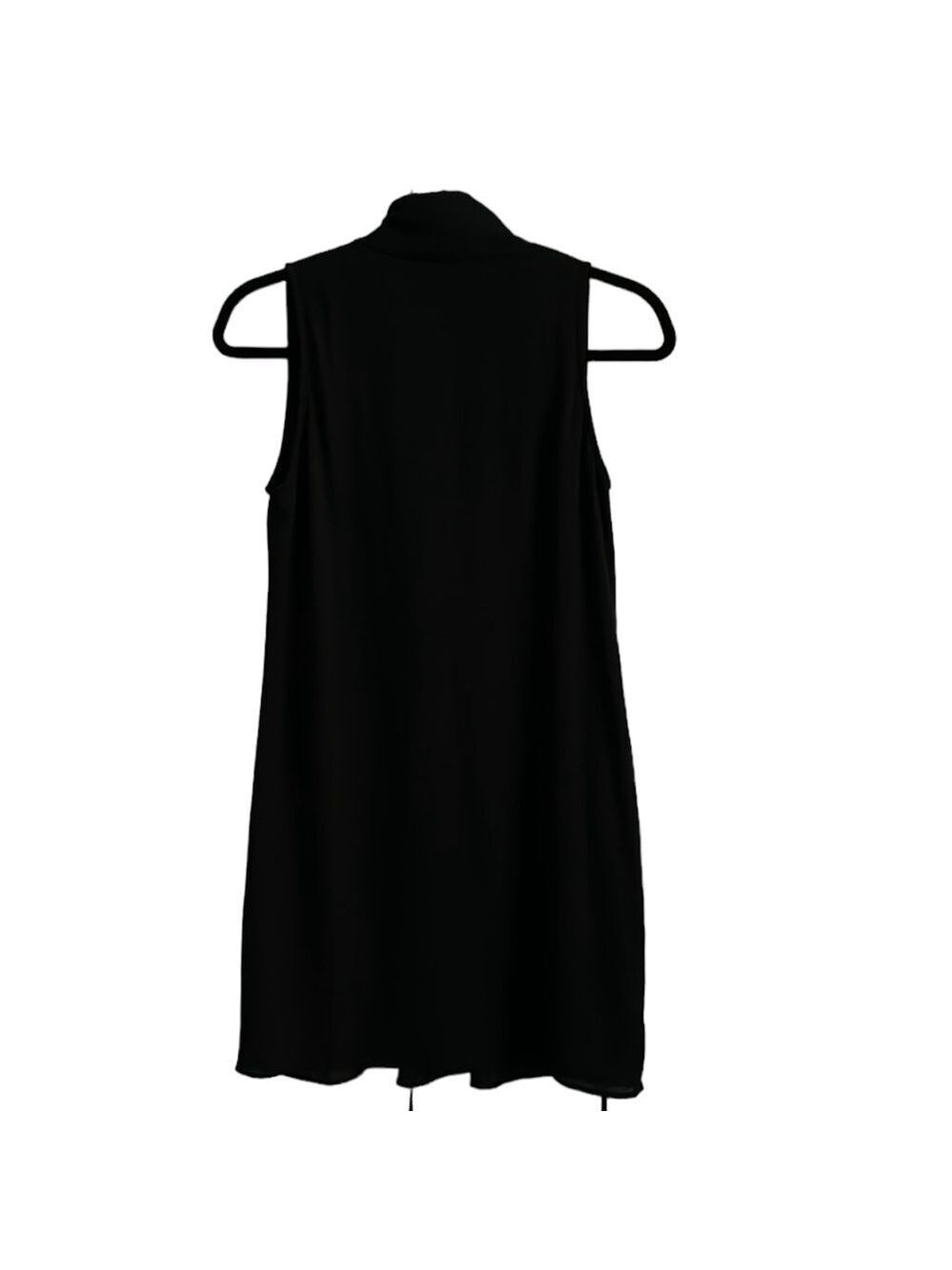 Aqua Bloomingdale's Faux Wrap Mini Dress Black Size XS - Picture 12 of 13
